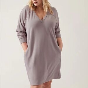 ATHLETA Seasoft Long Sleeve Dress Womens Size small